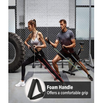 Latex Resistance Bands Fitness Exercise Tube Rope Set Yoga Abs P90X Workout H8329