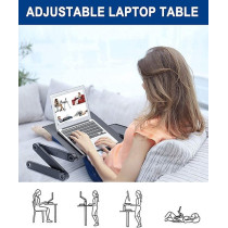 Laptop Stand With Usb Cooling Fan Black