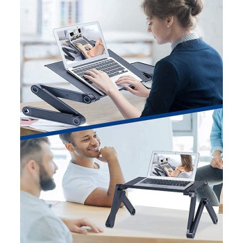 Laptop Stand With Usb Cooling Fan Black