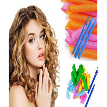 Magic Leverag 20-Piece Hair Curler Orange/Green/Pink