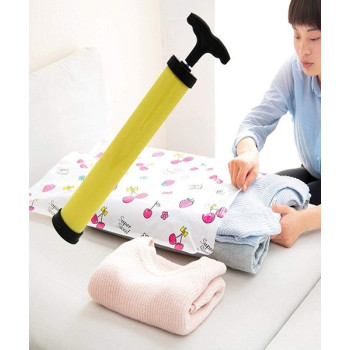 Compact Storage Bag Hand Vacuum Pump Multicolour 280 x 33Mm