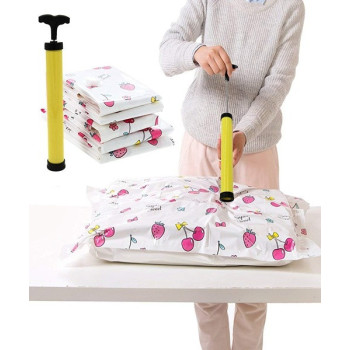 Compact Storage Bag Hand Vacuum Pump Multicolour 280 x 33Mm