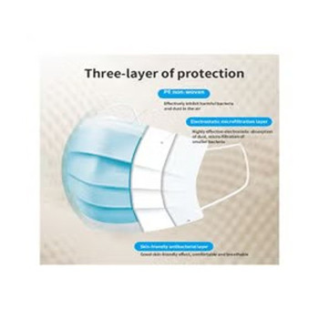 Pack Of 10 Disposable Breathable Face Mask Set With Earloop