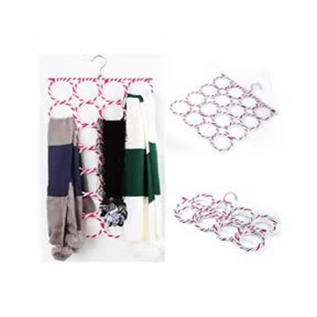 16-Holes Ring Scarf Holders Multicolour 46 x 36.5Centimeter