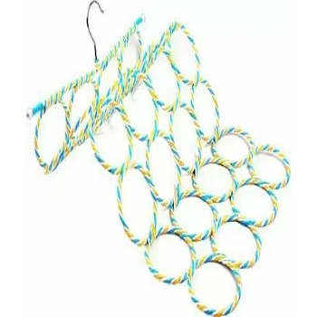 16-Holes Ring Scarf Holders Multicolour 46 x 36.5Centimeter