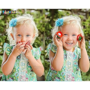 Portable Lightweight Compact Sturdy And Durable Pretend Fruit Vegetable Cutting Toy Play Set