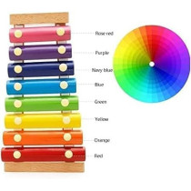 Hand Knock Wood Piano Kids Toy Xylophone Music Rhythm Learning In Advance