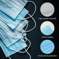 Kkmoon 50-Piece Disposable Face Mask