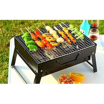 Cady One Portable Bbq Charcoal Grill Black 36 x 29 x 6.8cm