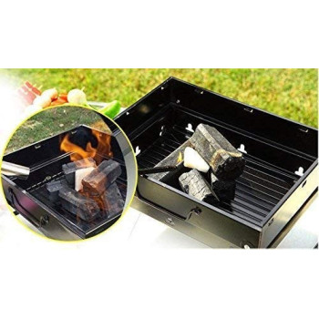 Cady One Portable Bbq Charcoal Grill Black 36 x 29 x 6.8cm