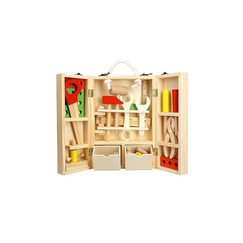 Classic Carpenter Set With Wooden Box