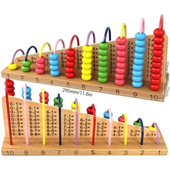 Cytheria Wooden Abacus Maths Counting Beads Toy 061319