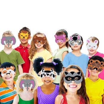 Party Propz 10-Piece Animal Eye Mask