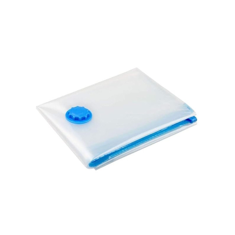 Foldable Vacuum Seal Compressed Organizer Bag Clear 60 x 50Centimeter