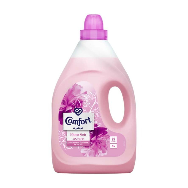 Comfort Fabric Softener Flora Soft For Fresh And Soft Clothes 4.0Liters