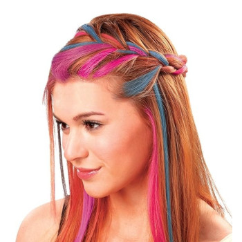 Hot Huez 4-Piece Temporary Hair Chalk Set Multicolour