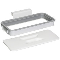 Attach A Trash Hanging Trash Bag Holder White Colour