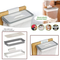Attach A Trash Hanging Trash Bag Holder White Colour