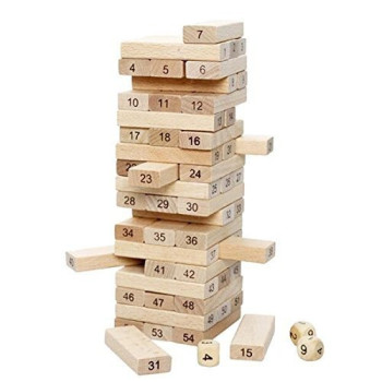 54-Piece Numerical Building Block Set For 3+ Years