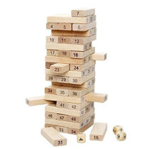 54-Piece Numerical Building Block Set For 3+ Years