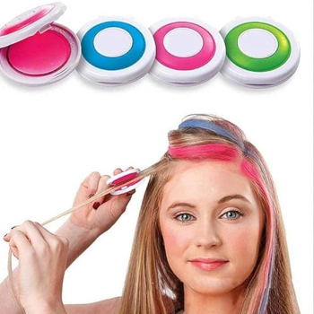 Hot Huez 4-Piece Temporary Hair Coloring Chalk Multicolour