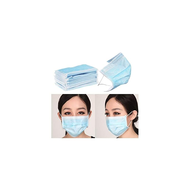 Kbt 50-Piece Surgical Disposable Face Mask Set