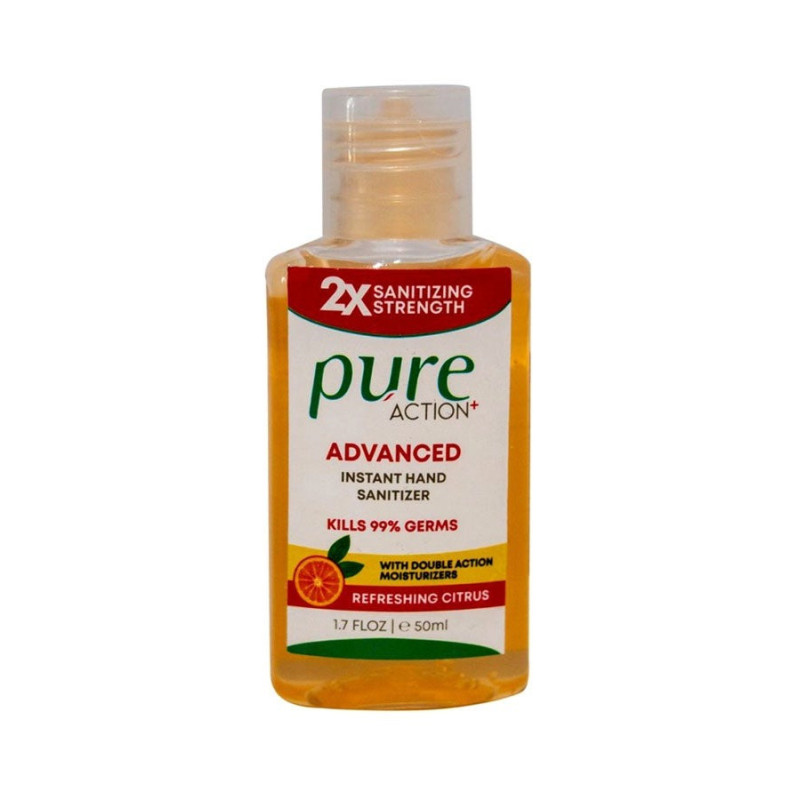 Pure Action + Instant Hand Sanitizer-Refreshing Citrus