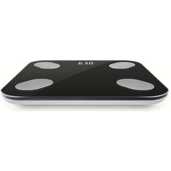 Smart Bluetooth Weight And Body Fat Measurement Health Scale Black/White 29.50 x 29.50 x 5cm