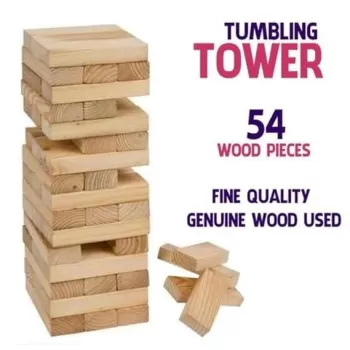 54-Piece Wooden Tower...