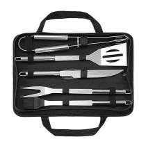 Bbq Grill Tools Set Heavy Duty Stainless Steel Barbecue Pastry Baking Utensils Set Kicthen Cooking Food Accessories Kit With Storage Case Multicolour 38.5 x 5 x 10.5cm