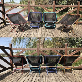 Lixada High Load Folding Chair 43 x 100 x 58cm