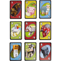 Uno Card Game Minecraft Characters Theme 11.6 x 9 x 1.9cm