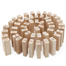 Jenga 54 Pieces Wooden Blocks Big Size