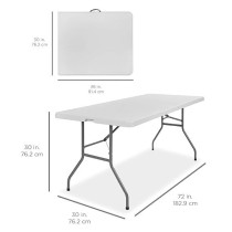 Lanny Foldable Buffet Table Multicolour 122 x 75 x 60Centimeter