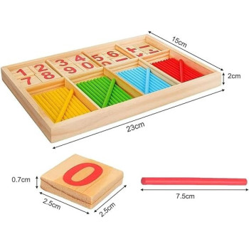 Assemble Digital Sticks And Number Puzzle Block