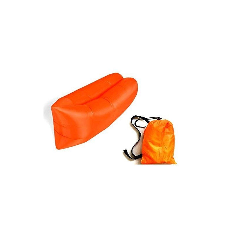 Outdoor Hangout Fast Inflatable Sleeping Bed Sofa Camping Beach Lazy Air Bag