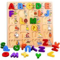 Melissa And Doug 26-Piece See-Inside Abc Large Wooden Puzzle