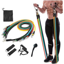11-Piece Resistance Bands Set