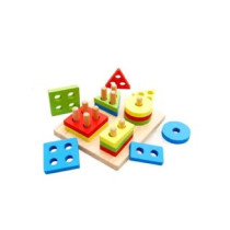 Wooden Geometric Shape Matching Set