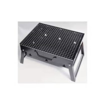 Foldable Portable Grill For Trips And Camping Silver 35 x 27 x 20cm
