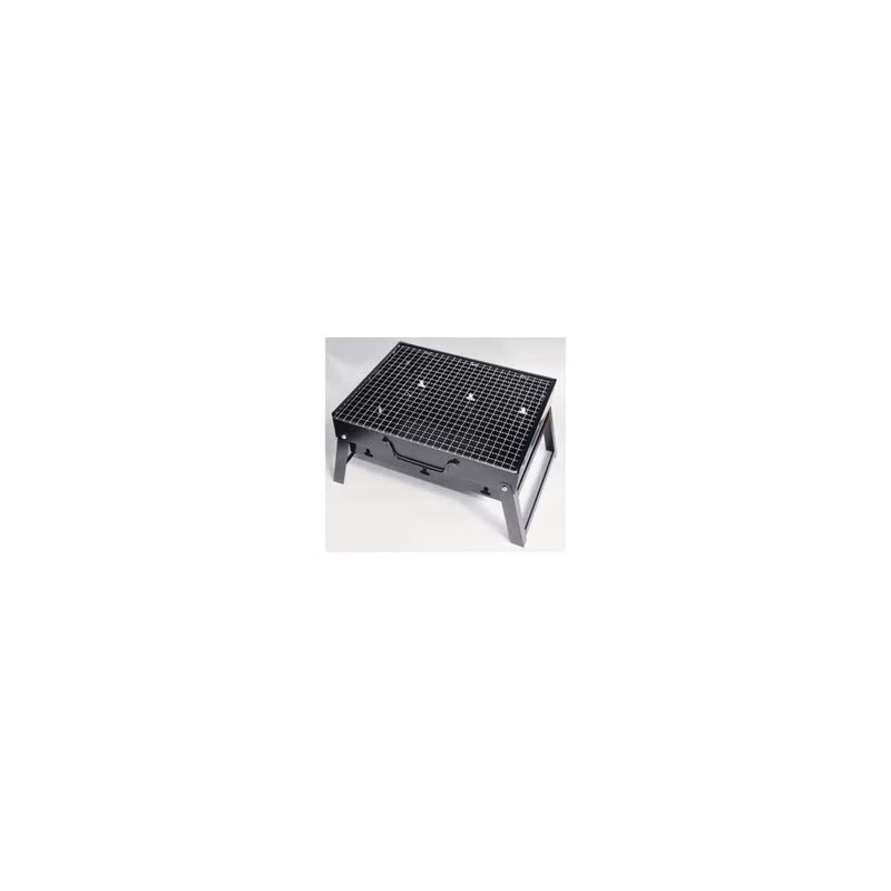 Foldable Portable Grill For Trips And Camping Silver 35 x 27 x 20cm