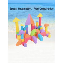 Eva Material Educational Block Early Learning Toy 72 x 24 x 32cm