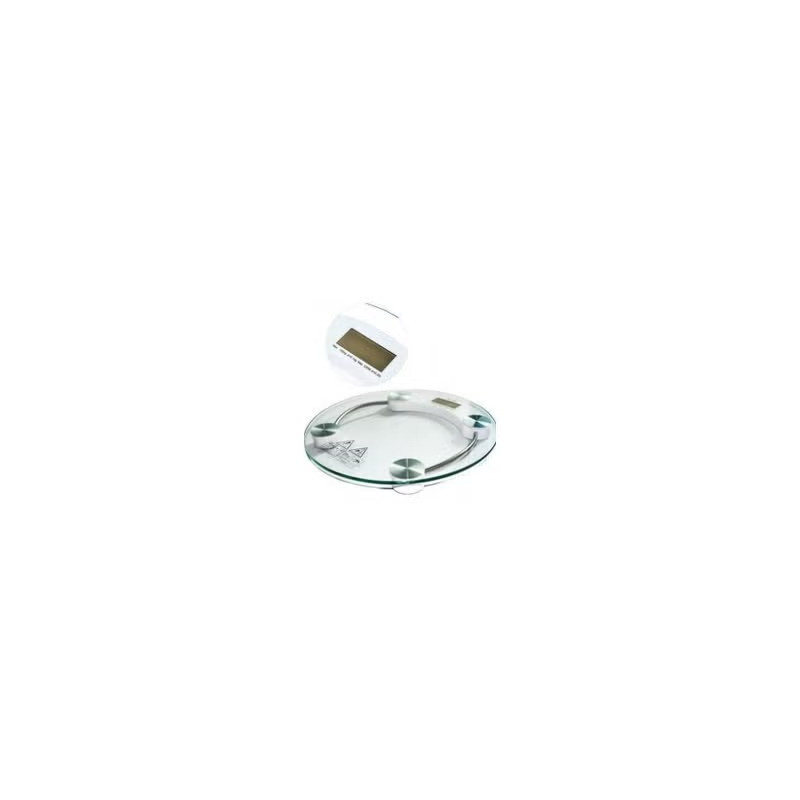 Digital Glass Round Weight Scale Clear