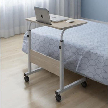 Removable Laptop Desk Beige/Silver 60 x 40 x 90cm