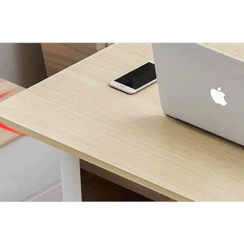 Removable Laptop Desk Beige/Silver 60 x 40 x 90cm