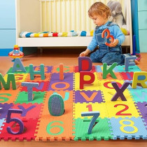 Rbwtoy Printed Numbers And Alphabets Puzzles Foam Play Mat Set