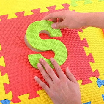 Rbwtoy Alphabet Printed Puzzles Foam Mat Set