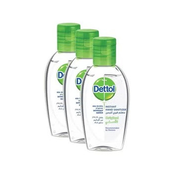Dettol 3-Piece Instant Hand Sanitizer Set 3 x 50 ml