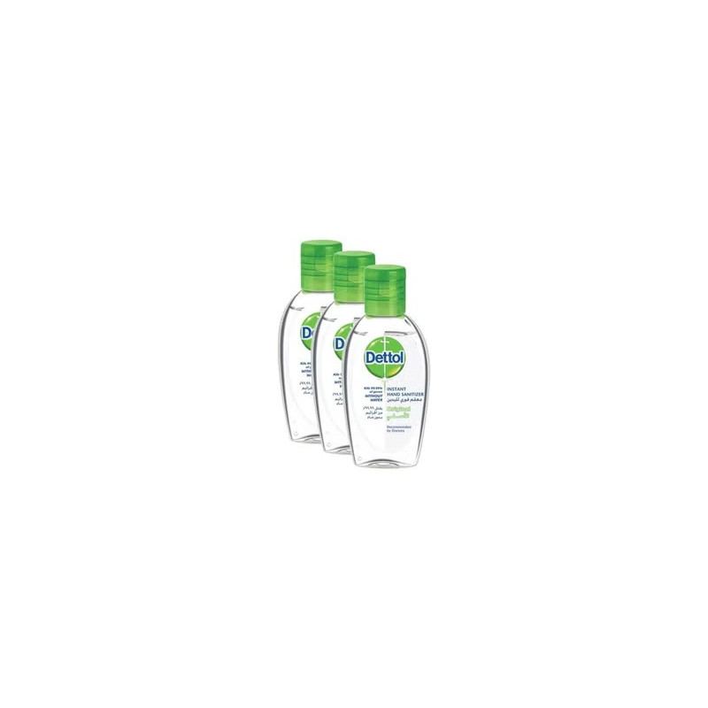Dettol 3-Piece Instant Hand Sanitizer Set 3 x 50 ml