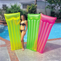 Intex Neon Frost Air Floating Mat-Assorted 1.83x 76cm